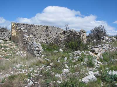 Une bergerie en ruine