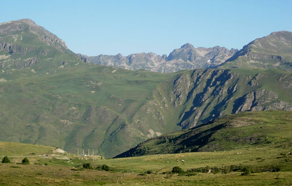 Vue à partir du col de Puymorens 